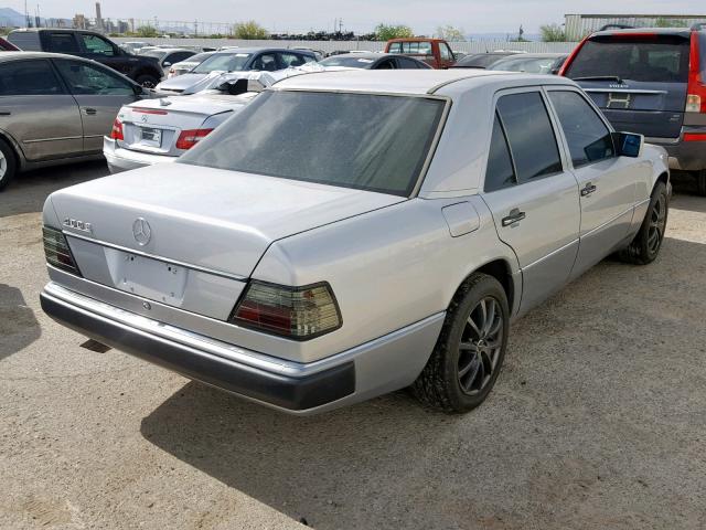 WDBEA34E5PB917412 - 1993 MERCEDES-BENZ 400 E SILVER photo 4