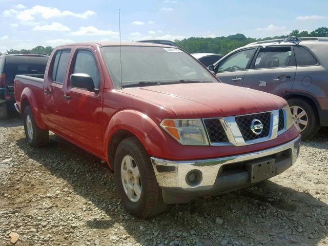 1N6AD09U07C422015 - 2007 NISSAN FRONTIER C RED photo 1