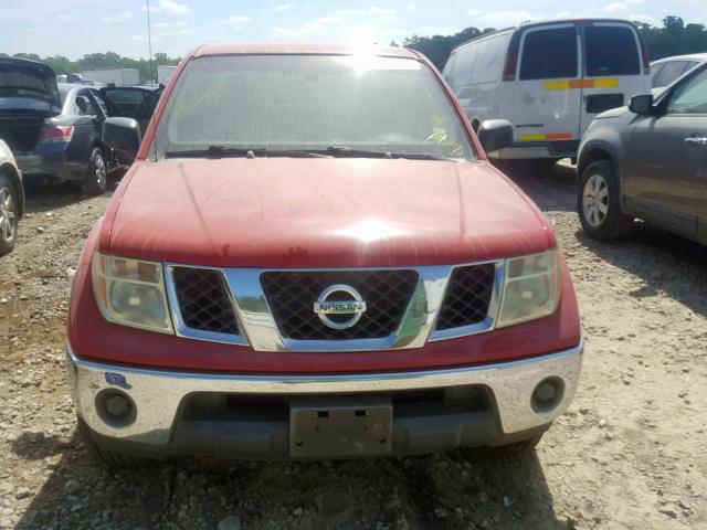 1N6AD09U07C422015 - 2007 NISSAN FRONTIER C RED photo 9