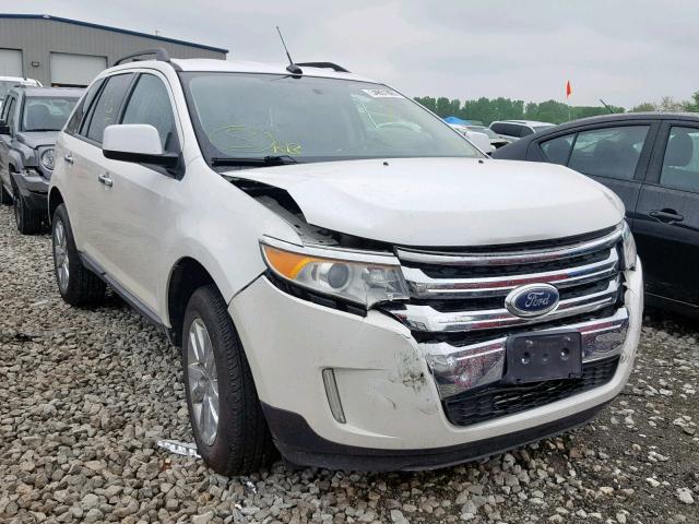 2FMDK3JC1BBA38663 - 2011 FORD EDGE SEL WHITE photo 1