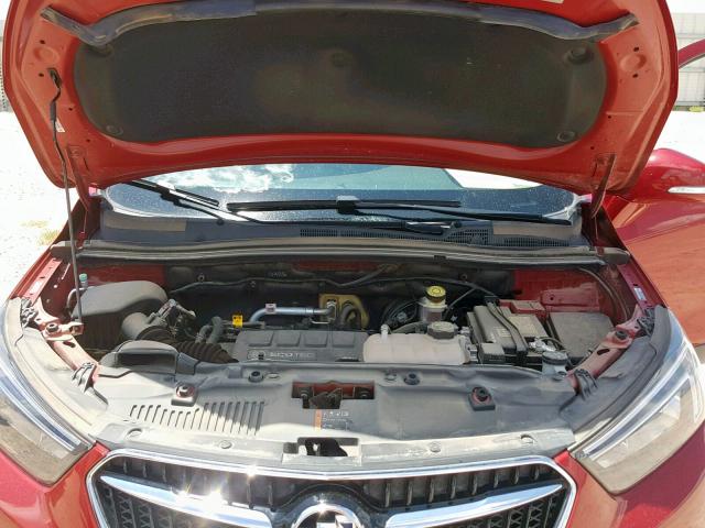 KL4CJASB5HB096782 - 2017 BUICK ENCORE PRE RED photo 7