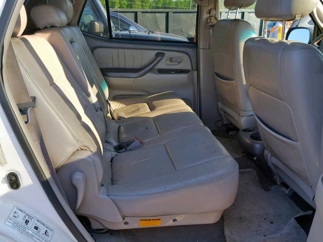 5TDZT38A32S111669 - 2002 TOYOTA SEQUOIA LI WHITE photo 6