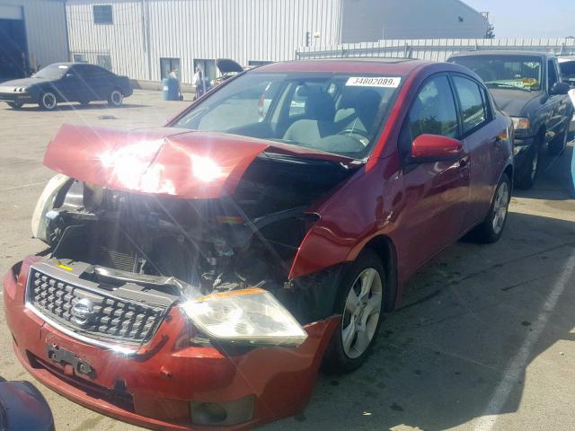 3N1AB61EX7L703987 - 2007 NISSAN SENTRA 2.0 RED photo 2