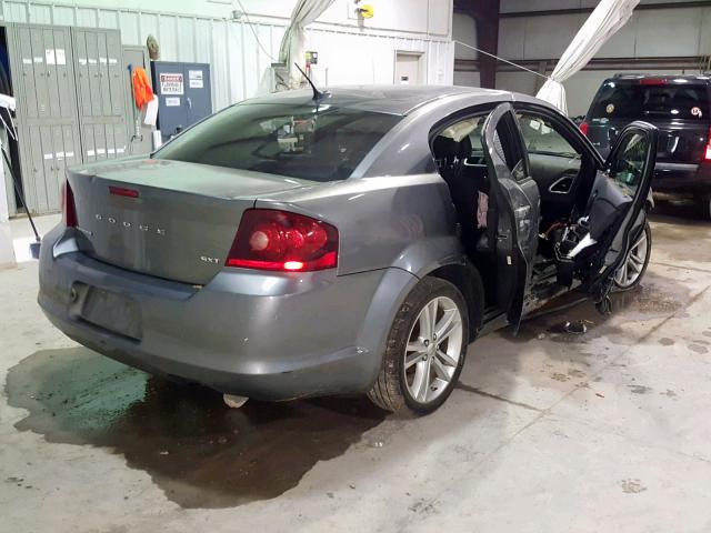 1C3CDZCG2DN523189 - 2013 DODGE AVENGER SX GRAY photo 4