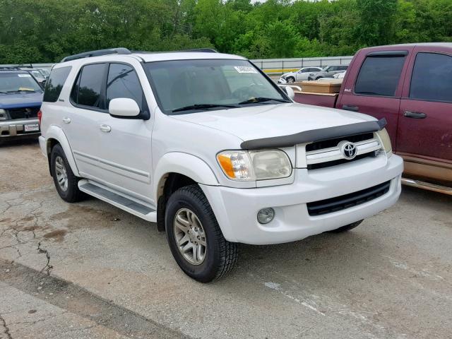 5TDZT38A35S247515 - 2005 TOYOTA SEQUOIA LI WHITE photo 1