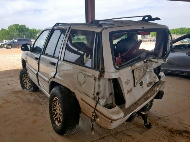 1J4GZ78Y3SC603088 - 1995 JEEP GRAND CHER WHITE photo 3