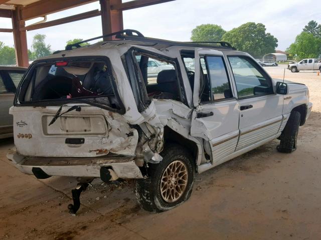 1J4GZ78Y3SC603088 - 1995 JEEP GRAND CHER WHITE photo 4