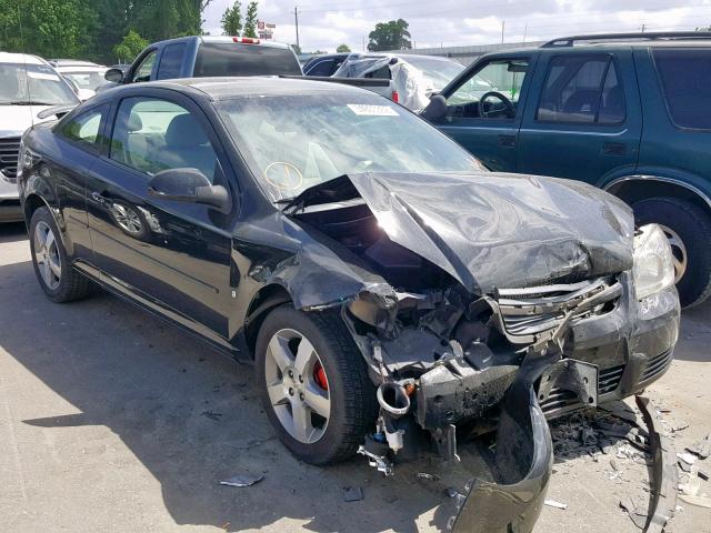 1G1AL18F087295476 - 2008 CHEVROLET COBALT LT BLACK photo 1