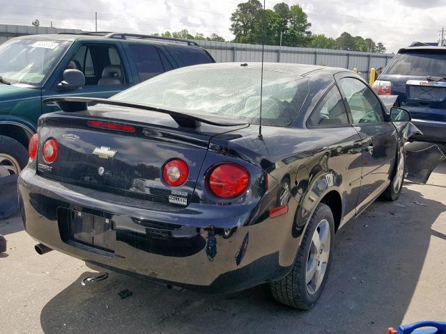 1G1AL18F087295476 - 2008 CHEVROLET COBALT LT BLACK photo 4