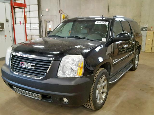 1GKFK66848J196362 - 2008 GMC YUKON XL D BLACK photo 2