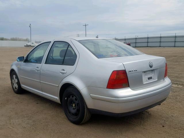 3VWSA29M4YM029269 - 2000 VOLKSWAGEN JETTA GLS SILVER photo 3