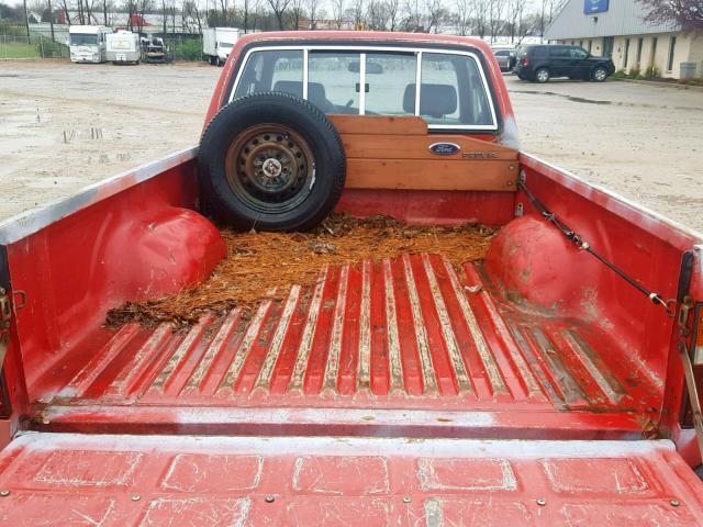 JT4VN93D7N5031766 - 1992 TOYOTA PICKUP 1/2 RED photo 6