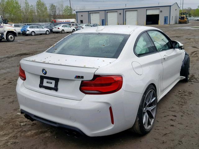 WBS2U7C56KVB08914 - 2019 BMW M2 COMPETI Սպիտակ լուսանկար 4