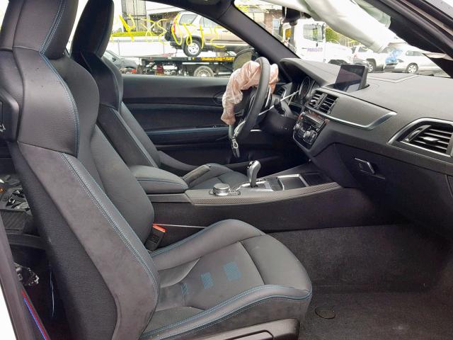 WBS2U7C56KVB08914 - 2019 BMW M2 COMPETI Սպիտակ լուսանկար 5