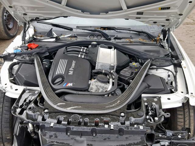 WBS2U7C56KVB08914 - 2019 BMW M2 COMPETI Սպիտակ լուսանկար 7