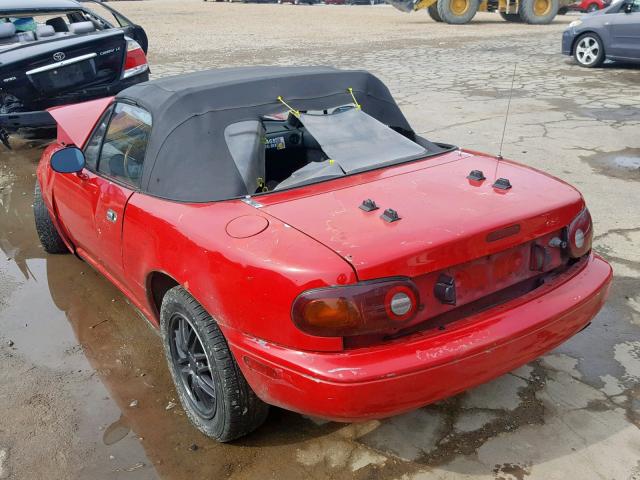 JM1NA3517N0307467 - 1992 MAZDA MX-5 MIATA RED photo 3