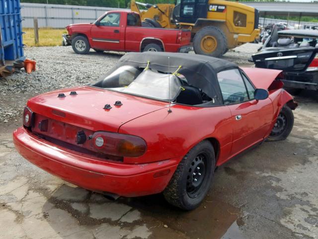 JM1NA3517N0307467 - 1992 MAZDA MX-5 MIATA RED photo 4