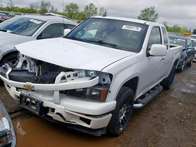 1GCESCF94C8155180 - 2012 CHEVROLET COLORADO L WHITE photo 2
