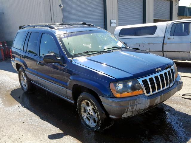 1J4GW48S1YC126690 - 2000 JEEP GRAND CHER BLUE photo 1