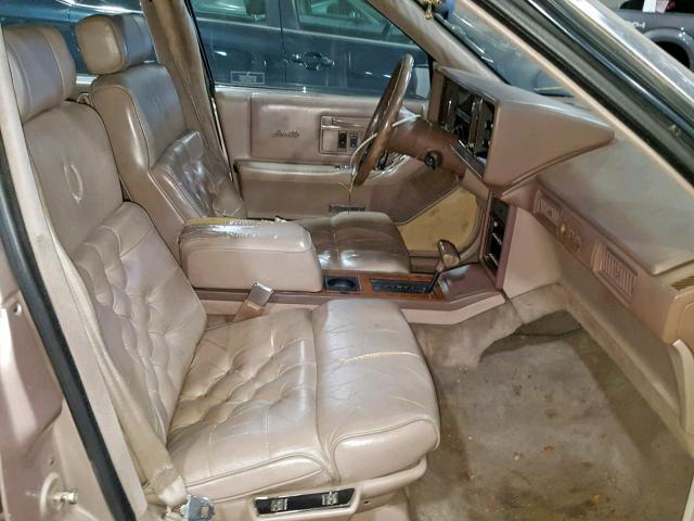 1G6KS5158KU804409 - 1989 CADILLAC SEVILLE GOLD photo 5