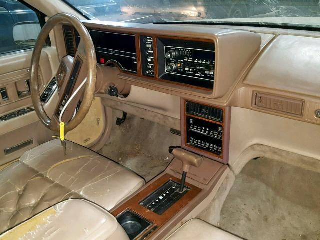 1G6KS5158KU804409 - 1989 CADILLAC SEVILLE GOLD photo 9