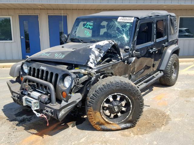 1J4BA3H15BL627700 - 2011 JEEP WRANGLER U BLACK photo 2