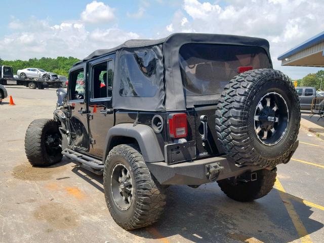 1J4BA3H15BL627700 - 2011 JEEP WRANGLER U BLACK photo 3
