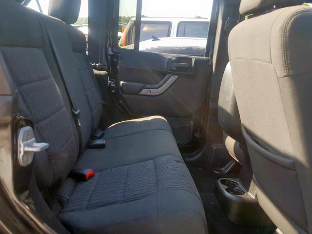 1J4BA3H15BL627700 - 2011 JEEP WRANGLER U BLACK photo 6