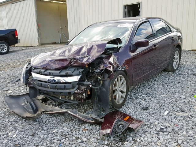 3FAHP0JA5BR145310 - 2011 FORD FUSION SEL PURPLE photo 2