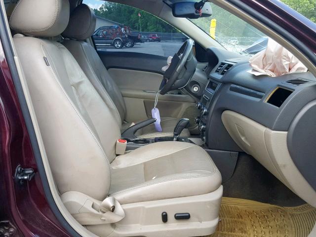 3FAHP0JA5BR145310 - 2011 FORD FUSION SEL PURPLE photo 5