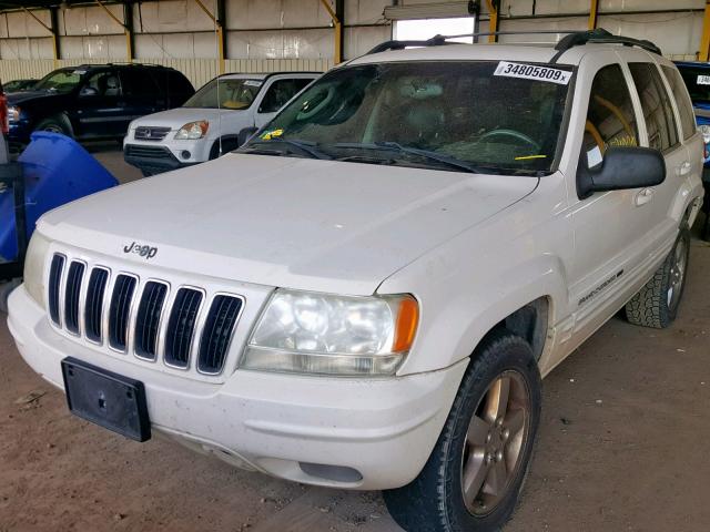 1J4GW58N33C507854 - 2003 JEEP GRAND CHER WHITE photo 2