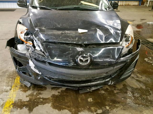 JM1BL1VF5B1376810 - 2011 MAZDA 3 I BLACK photo 9