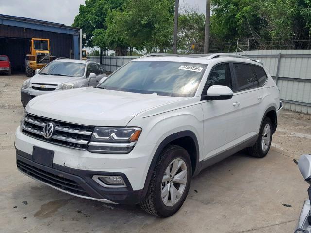 1V2ER2CA8JC539119 - 2018 VOLKSWAGEN ATLAS SEL WHITE photo 2