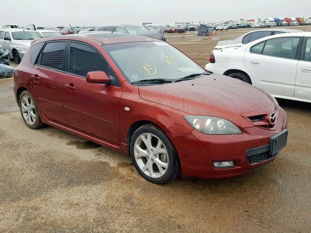 JM1BK343291192490 - 2009 MAZDA 3 S MAROON photo 1