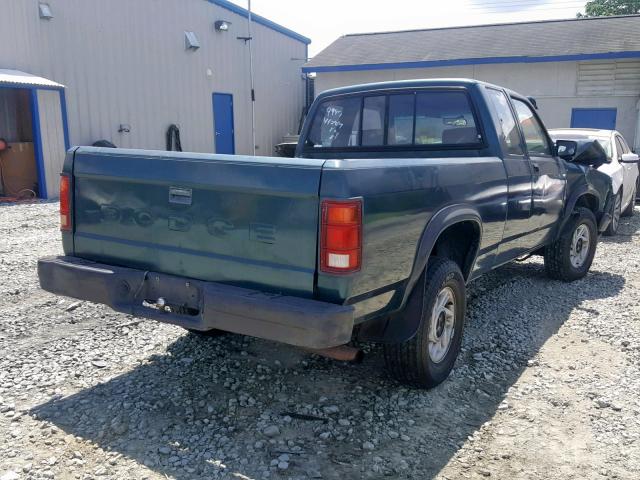 1B7GG23X5PS269947 - 1993 DODGE DAKOTA GREEN photo 4