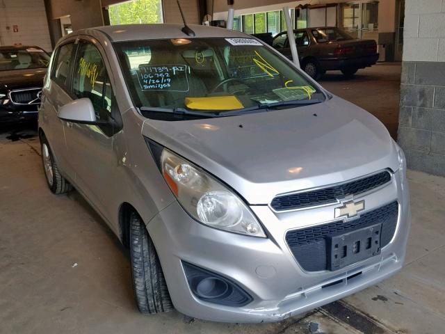 KL8CA6S99EC523461 - 2014 CHEVROLET SPARK LS SILVER photo 1