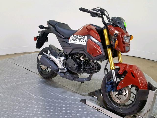 MLHJC7511K5103503 - 2019 HONDA GROM BURGUNDY photo 2