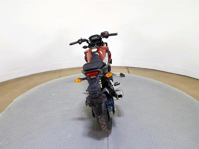 MLHJC7511K5103503 - 2019 HONDA GROM BURGUNDY photo 9