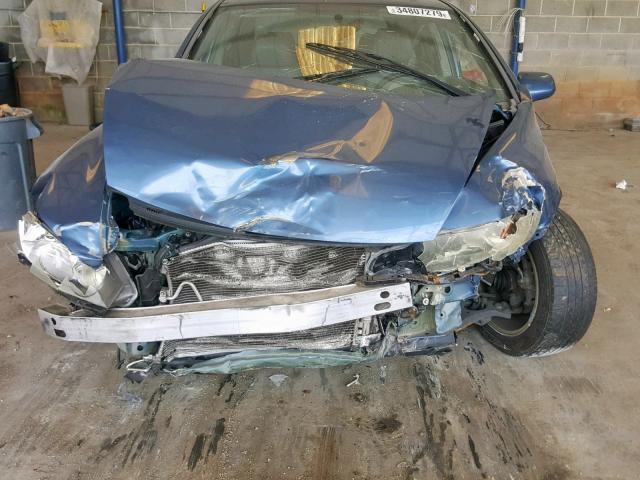 2HGFA16959H356442 - 2009 HONDA CIVIC EXL BLUE photo 7