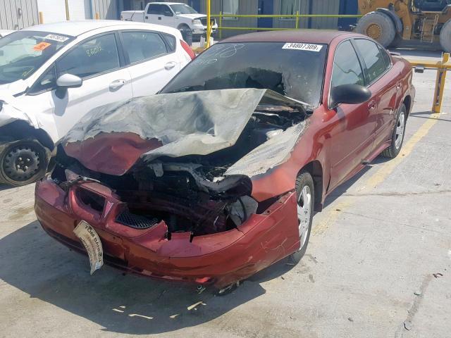 1G2NE52F53C191878 - 2003 PONTIAC GRAND AM S MAROON photo 2