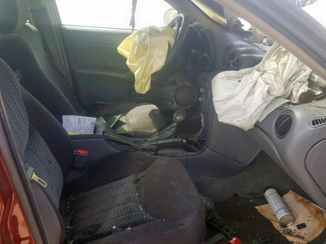 1G2NE52F53C191878 - 2003 PONTIAC GRAND AM S MAROON photo 5