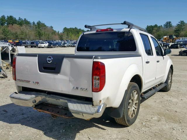 1N6AD0EV8AC410426 - 2010 NISSAN FRONTIER C WHITE photo 4