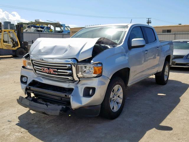 1GTG5CEA2H1141337 - 2017 GMC CANYON SLE SILVER photo 2