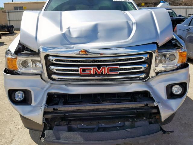 1GTG5CEA2H1141337 - 2017 GMC CANYON SLE SILVER photo 7