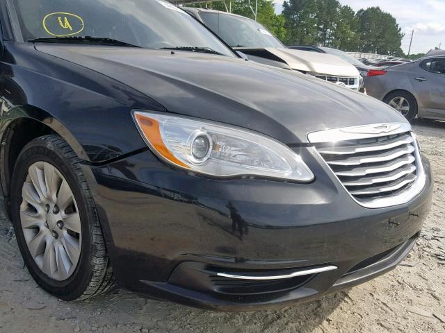 1C3CCBAB7CN190701 - 2012 CHRYSLER 200 LX BLACK photo 9