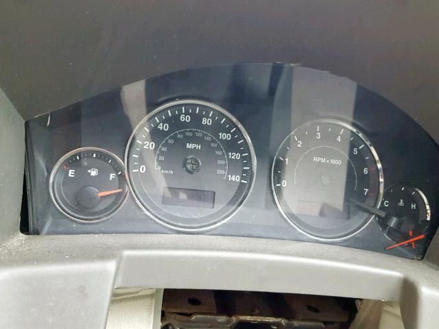 1J8HG58236C168233 - 2006 JEEP COMMANDER ვერცხლისფერი ფოტო 8