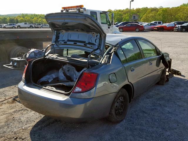 1G8AJ55FX7Z106340 - 2007 SATURN ION LEVEL GRAY photo 4