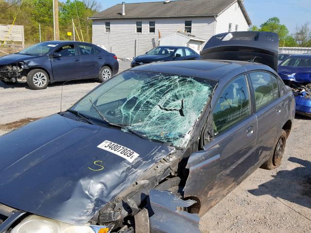1G8AJ55FX7Z106340 - 2007 SATURN ION LEVEL GRAY photo 9