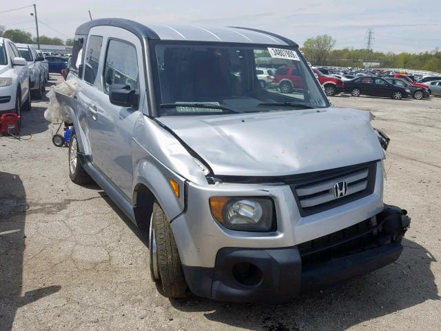 5J6YH287X8L012427 - 2008 HONDA ELEMENT EX SILVER photo 1