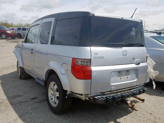 5J6YH287X8L012427 - 2008 HONDA ELEMENT EX SILVER photo 3